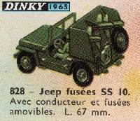 <a href='../files/catalogue/Dinky France/828/1965828.jpg' target='dimg'>Dinky France 1965 828  Jeep porte-Fusee</a>